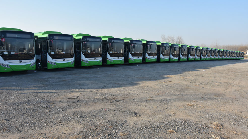 泗阳首批纯电动城市公交车即将投运
