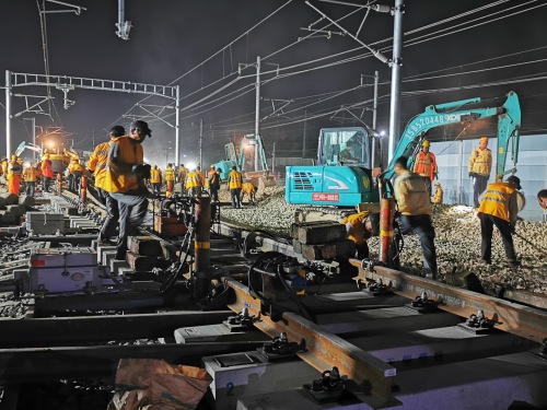 江蘇省交通運輸廳門戶網站 鐵路建設 徐宿淮鹽鐵路正式接入國家高鐵網